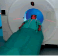 mage of a patient entering a CT scanning device